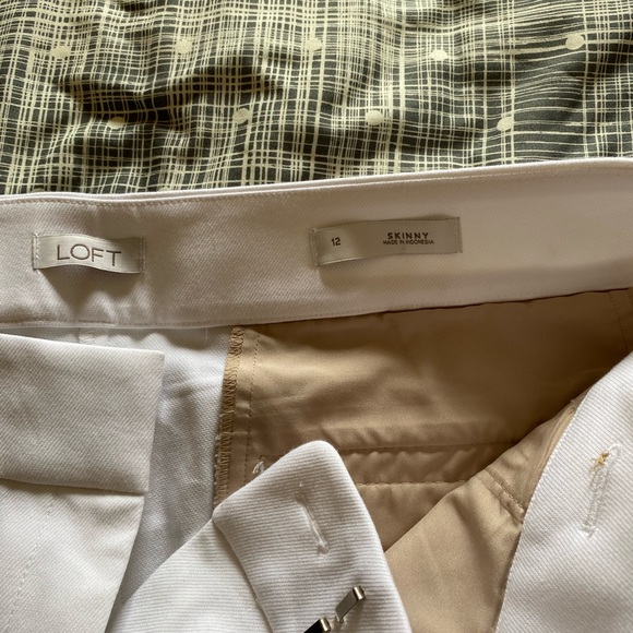 Loft white sailor pants. New without tags. - Picture 2 of 2